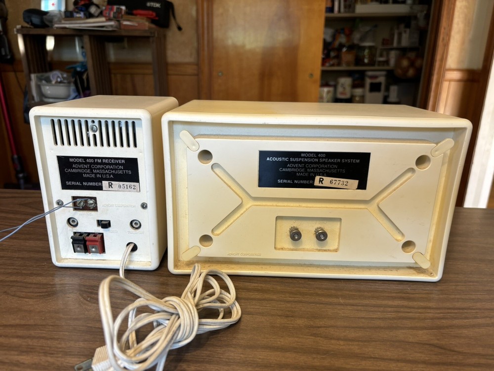 Advent Model 400 Radio and speaker