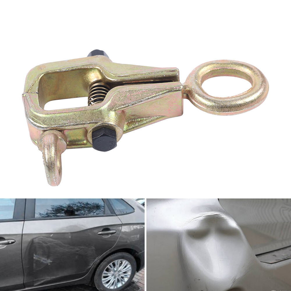 2 Way Auto Body Repair Pull Clamp 5T Self Tight Frame Back Dent Puller Steel New