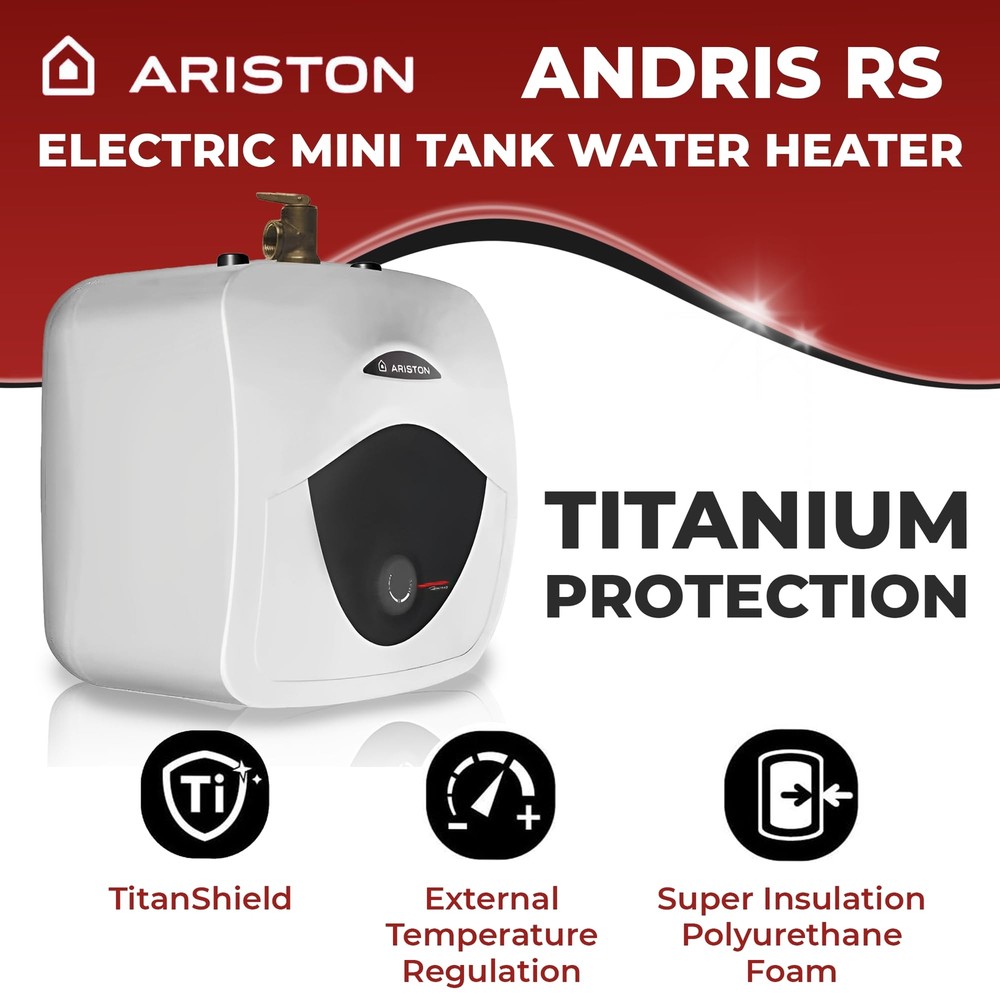 Mini-Tank Electric Water Heater 4 Gallon 120-Volt Point of Use