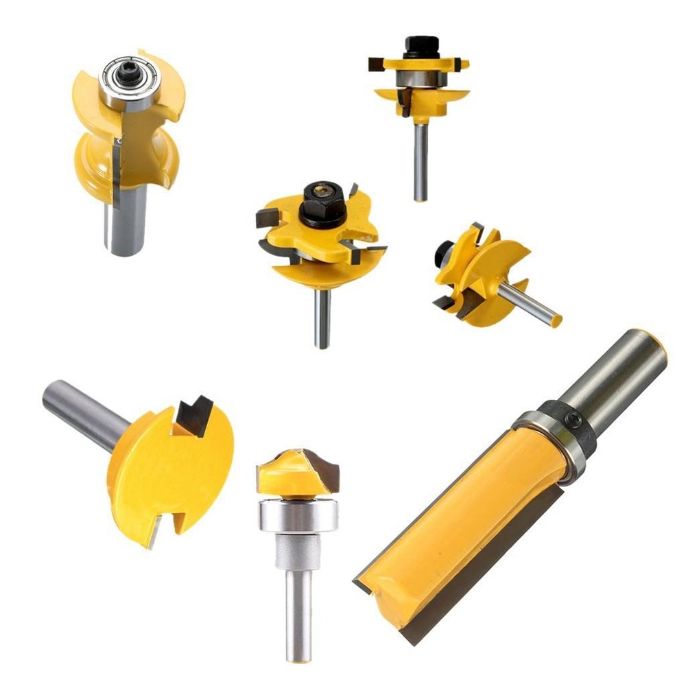 Rectangular Flute Roller Pieces of Wood 1/ Bearing