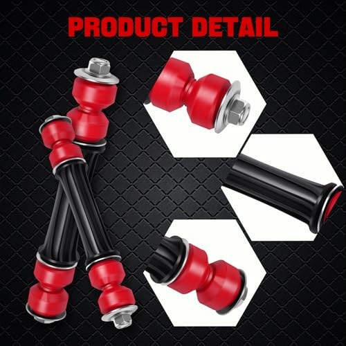 Front Sway Bar End Stabilizer Links with Bushings Compatible with