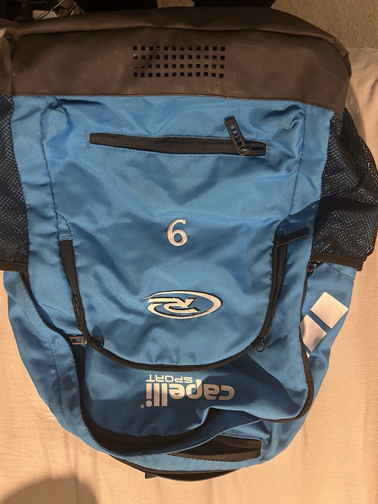 Capelli Sport Blue Soccer Backpack with Number 9