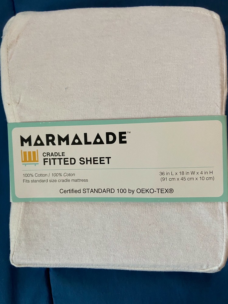 Marmalade Cradle Fitted Sheet *NEW* d1