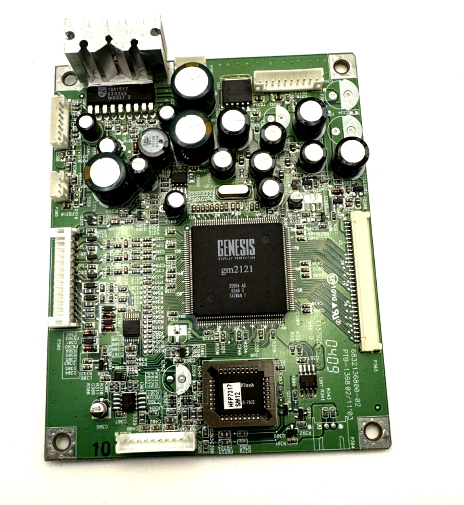 Monitor Display Video Board w/ Genesis gm2121 Chip