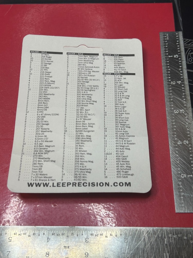 Lee #9 Universal Shell Holder for .41 MAG, plus more. (NEW)