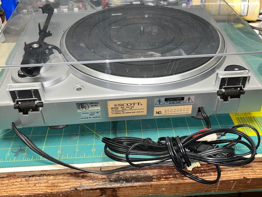 Scott PS-89 Turntable, for parts