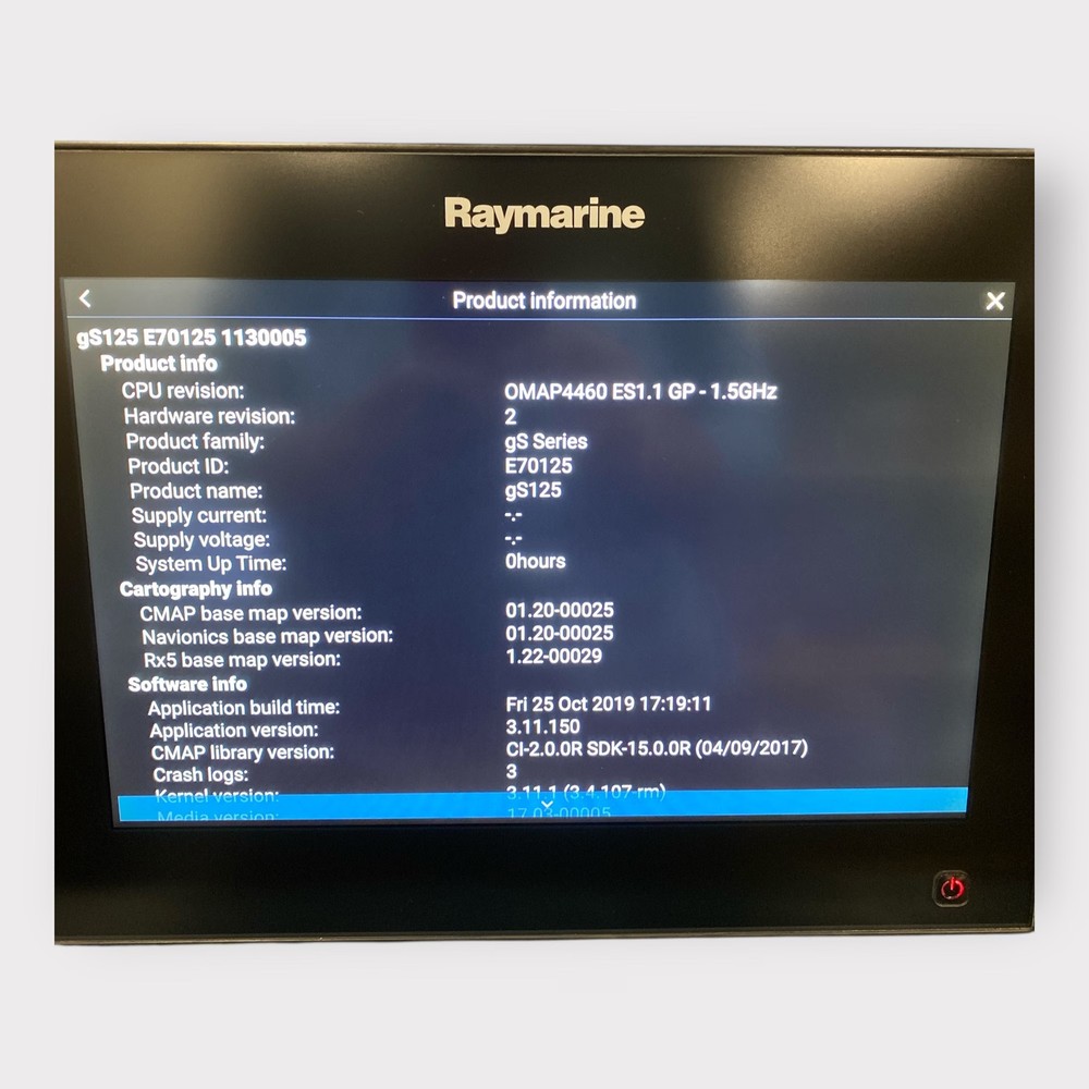 Raymarine gS125 12.1" Glass Bridge Touchscreen Display - E70125 *Tested*