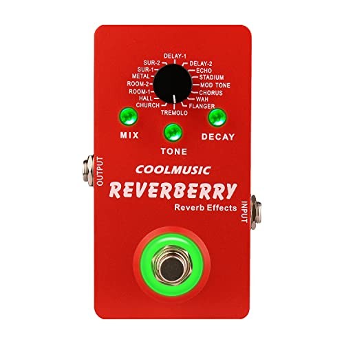 Multi Effects Pedal Digital Guitar Pedal with 16 Effects True Bypass