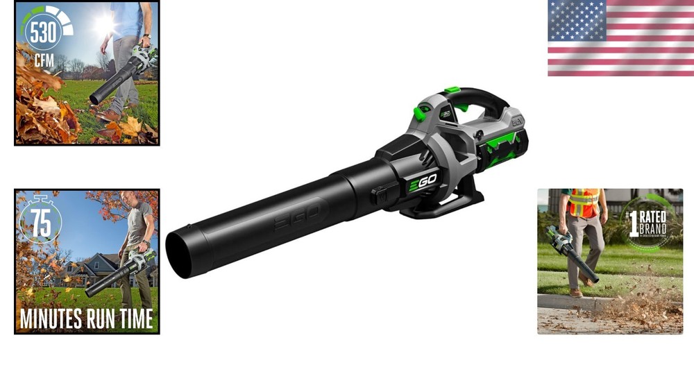 Compact Handheld Leaf Blower - 530 CFM Power, Lightweight & Weather-Resistant