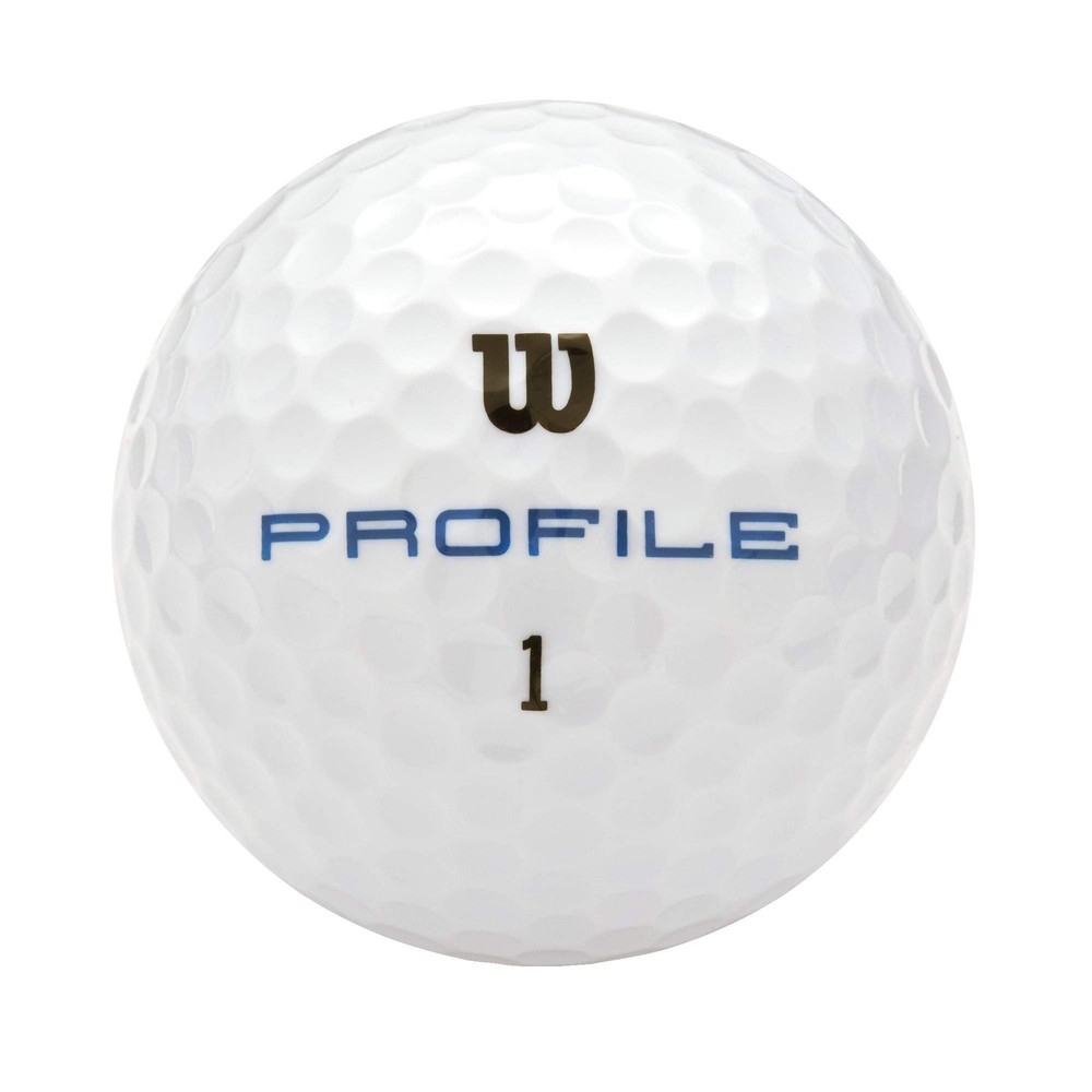 WILSON Profile Distance Golf Ball 36 Pack 1.6", white