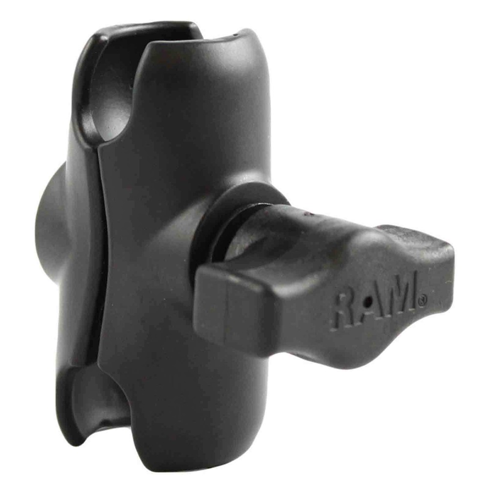 New Genuine Ram Mount Short Double Socket Arm for 1" Balls RAM-B-201-A