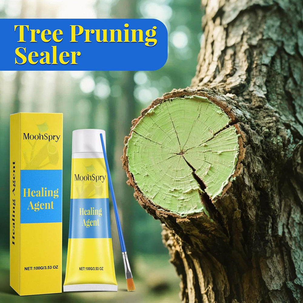 Threlaco Tree Wound Pruning Sealer, Bonsai Wound Sealer Healing Paste, 100G Plan