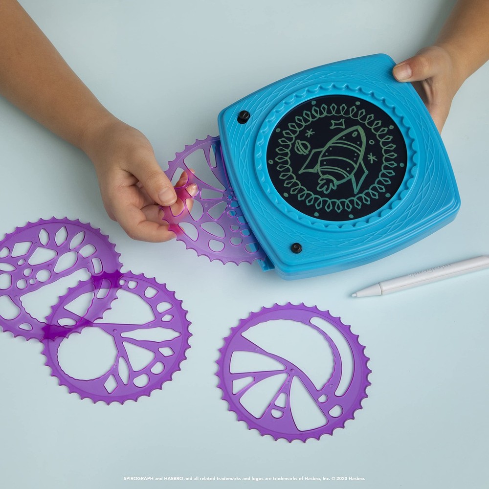 Spirograph Doodle Pad– Arts and Crafts, Scratch Art, LCD Writing Tablet fo