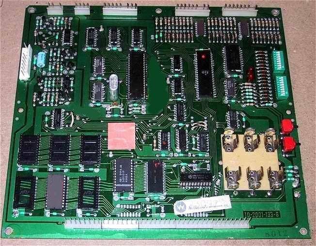 Williams GORGAR System 6 Pinball cpu mpu repair service flat rate