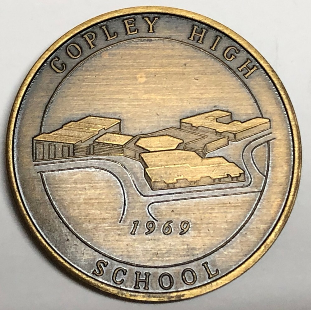 # C831 COPLEY, OH. BRONZE MEDAL, SESQUITENNIAL 1969