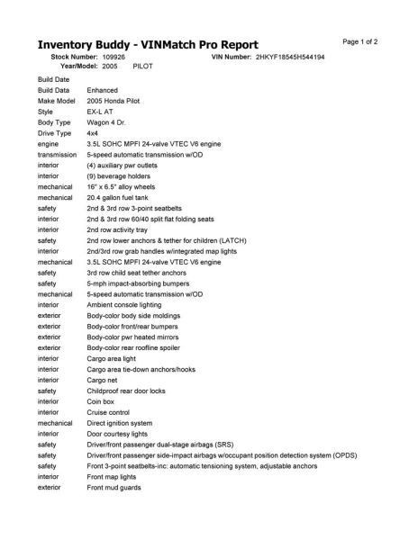 Radiator Core Support Fits 05 PILOT 10285942