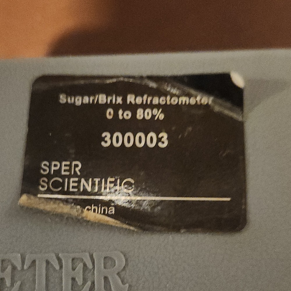 Sper Scientific 300003 Sugar/Brix Handheld Refractometer Biological Laboratory