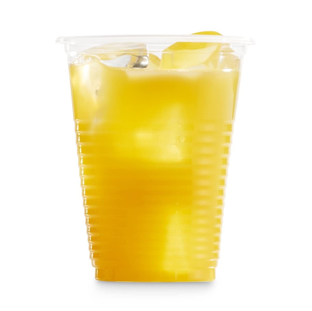 Munfix 250 Pack 12 Oz Clear Plastic Cups, Disposable Drinking 12 Oz,