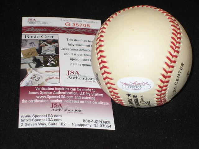 DANNY OZARK PHILLIES SIGNED AUTOGRAPHED AUTHENTIC RAWLINGS ONL BASEBALL JSA