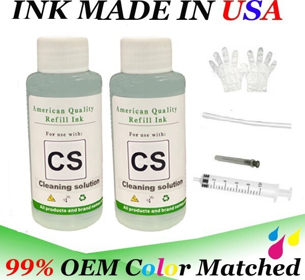 VC Clean Print Head Nozzle Unclog Cleaning Solution for Inkjet Printer 200ml