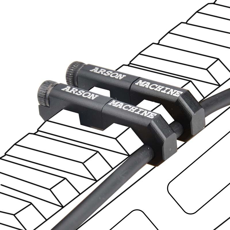 CNC Wire Guide System for KEYMOD/M-LOK - Tactical Cable Management