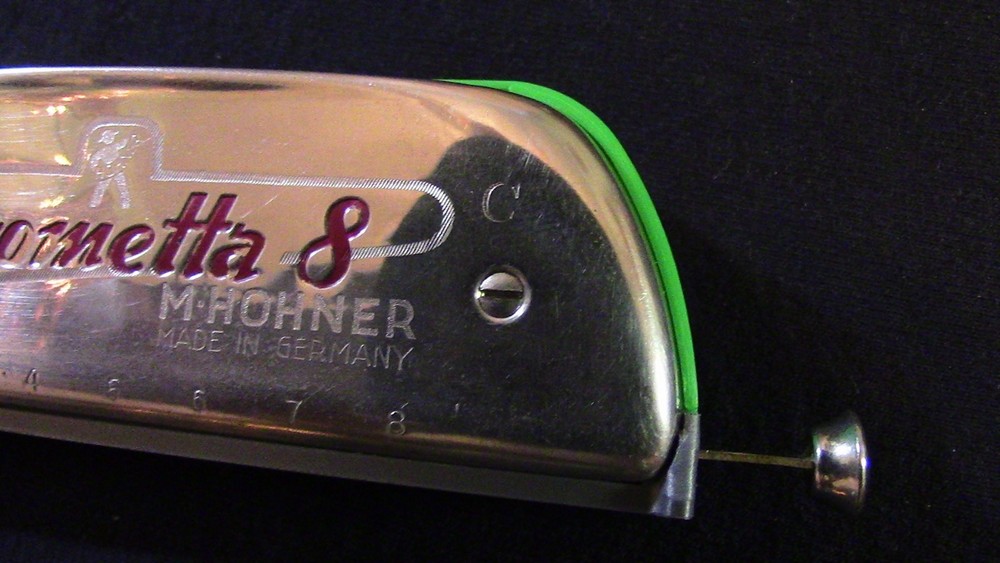 Customized Hohner Chrometta 8 Chromatic Harmonica Key of C