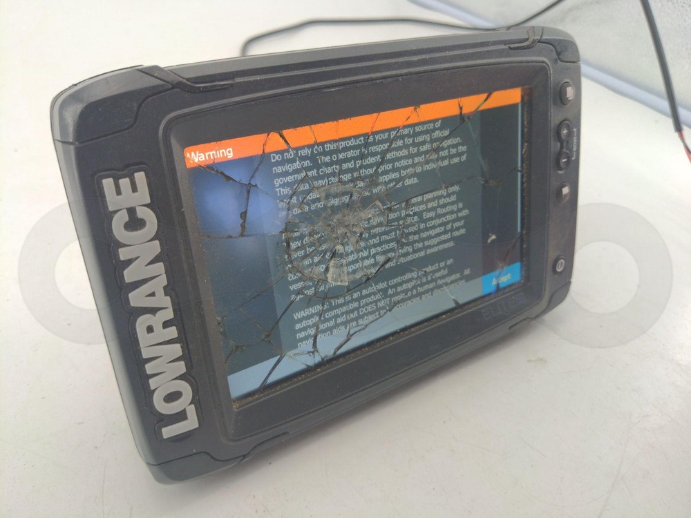 LOWRANCE ELITE 7 Ti CHARTPLOTTER BOAT SONAR SCREEN DISPLAY FISHFINDER HEAD UNIT