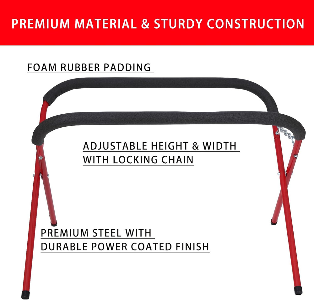 Adjustable Auto Body Fender & Panel Work Stand Foldable Steel Support
