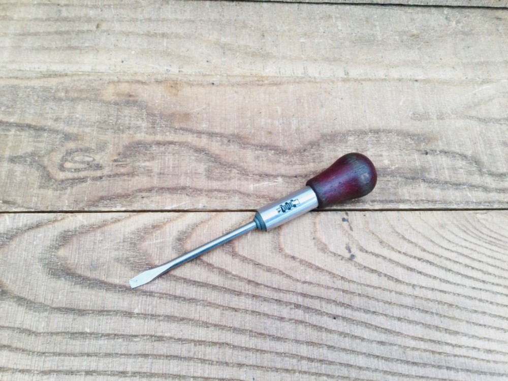Vintage Leyris 6” Flathead Ratchet Screwdriver