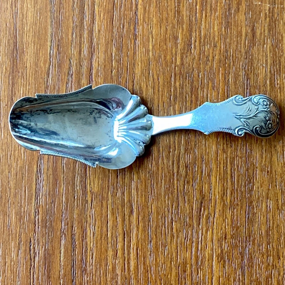 Antique 1845-1850 Dutch Cheese Scoop, .833 Silver