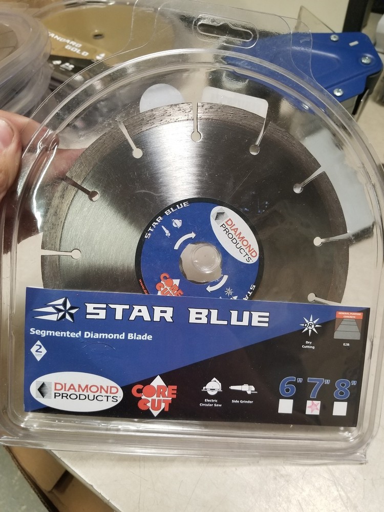 Star Blue Diamond Saw Blade 7" E2B 74952 7/8