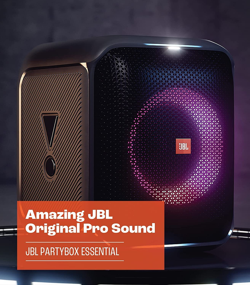 JBL Partybox Encore Essential: 100W Sound, Built-In Dynamic Light Show 🎶🎛️🎛️