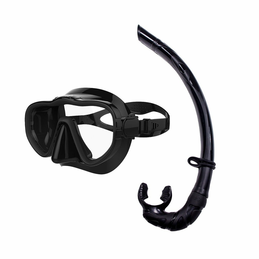 Kraken Aquatics Mask and Roll Up Snorkel Set