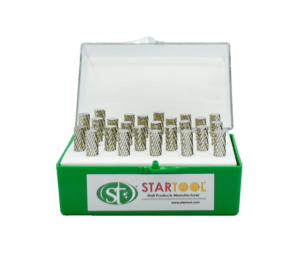 Startool Acrylic Nail Drill 3/32" ST4X 4X Coarse Silver *( Single )