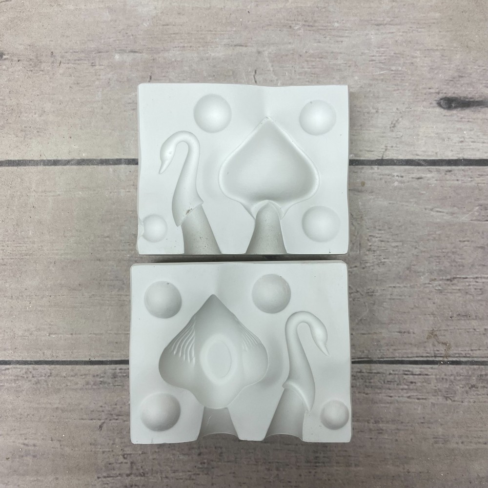 White Horse Ceramic Casting Mold Swan #1210