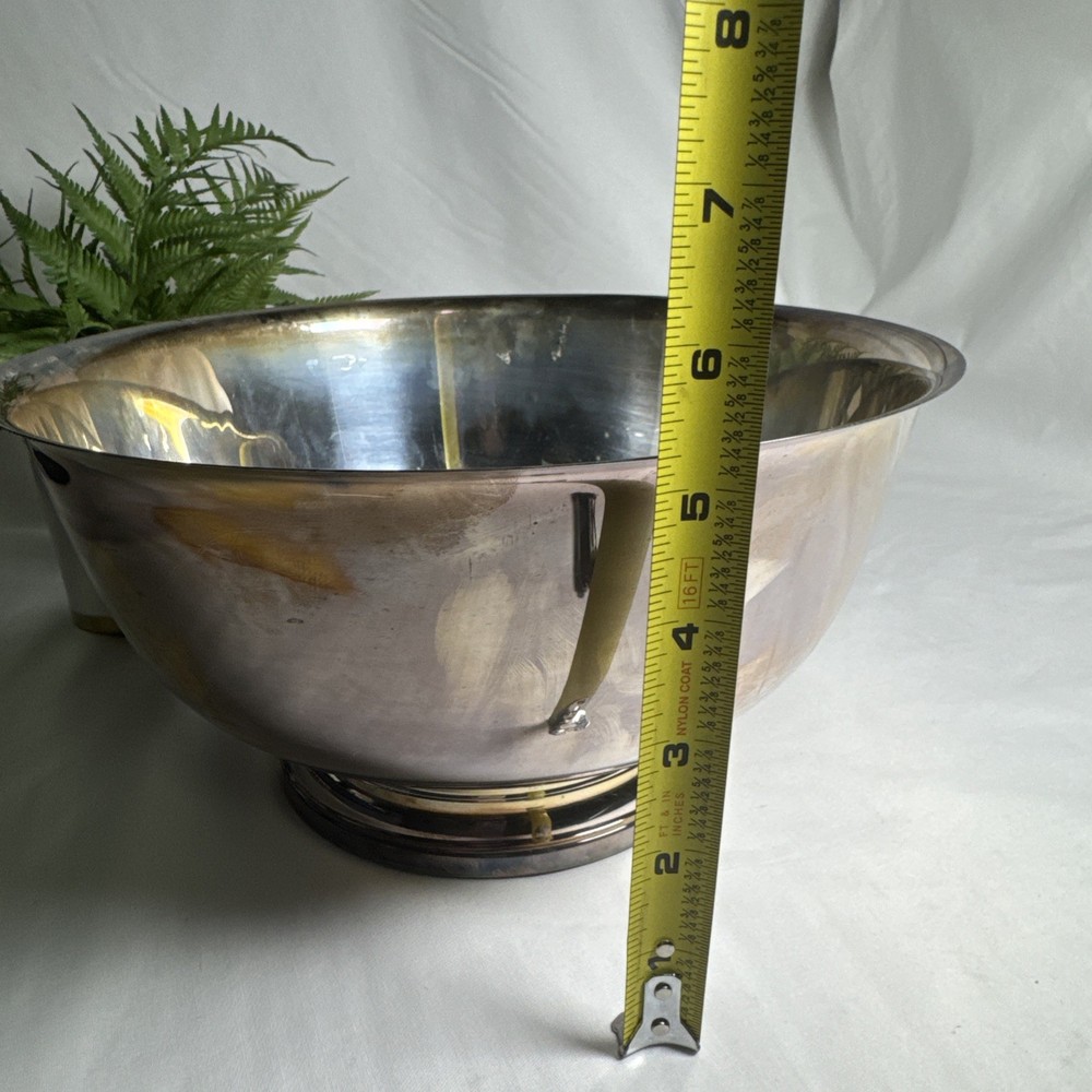 Vintage GORHAM Silverplate Silver 10”Bowl Serving Dish