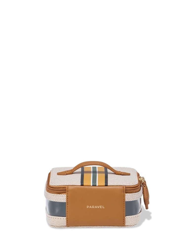 Authentic Paravel Cabana Mini SeeAll Vanity Case - Shandy - chic functional NWT