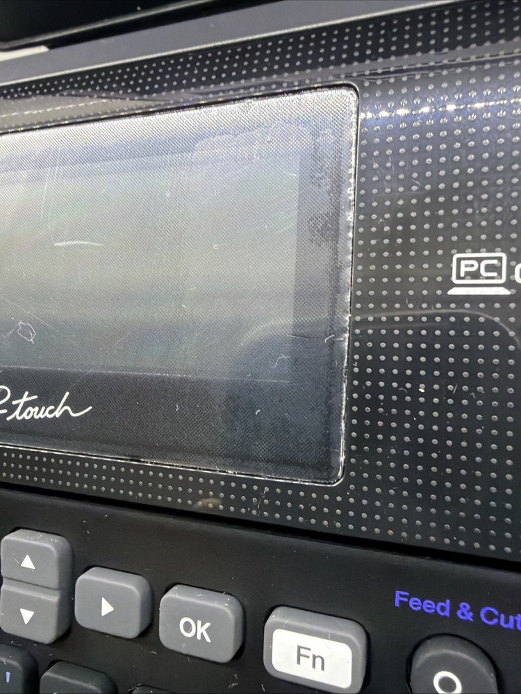 Brother P-Touch PT-D600 PC-Connectable Label Maker Hard Case Power USB Complete