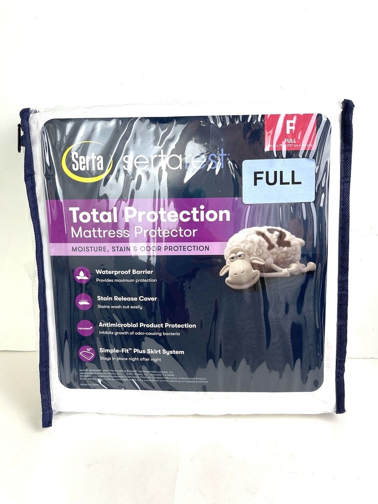 New Serta total protection matress protector FULL 54”x75”