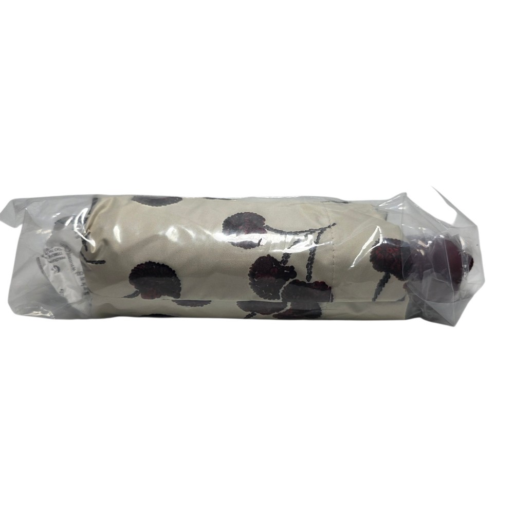 New Coach Mini Umbrella Cherry Print Off White NWT