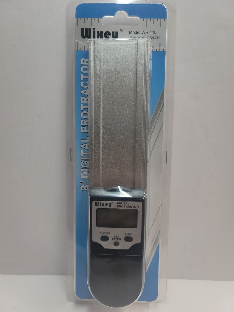 8" (203mm) Wixey Digital Protractor With Set Miter Function Brand New!!