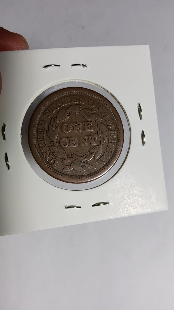 1854 🐸LARGE CENTS 1c 🐸 Circulated Condition (#17)