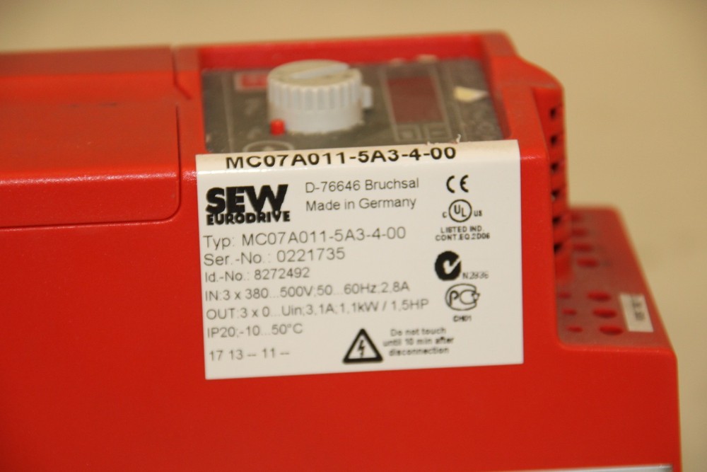 SEW MC07A011-5A3-4-00 Variable Frequency Drive