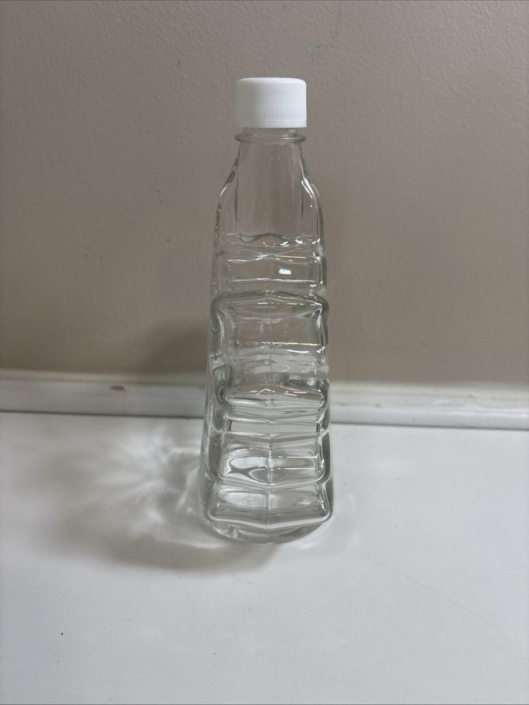 Maple Leaf Syrup Bottle Souvenir Glass Shape Empty Bottle Decoration VTG