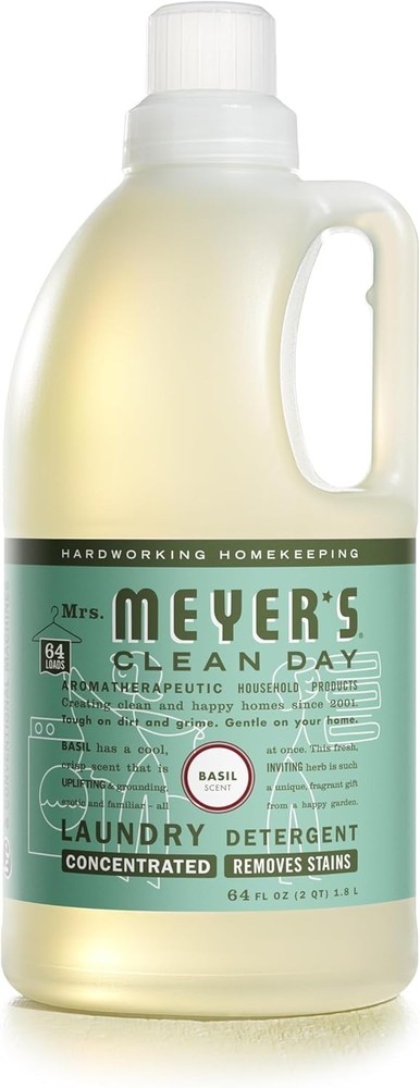 Gentle & Effective Basil Laundry Soap, 64 Loads - Biodegradable & HE Compatible