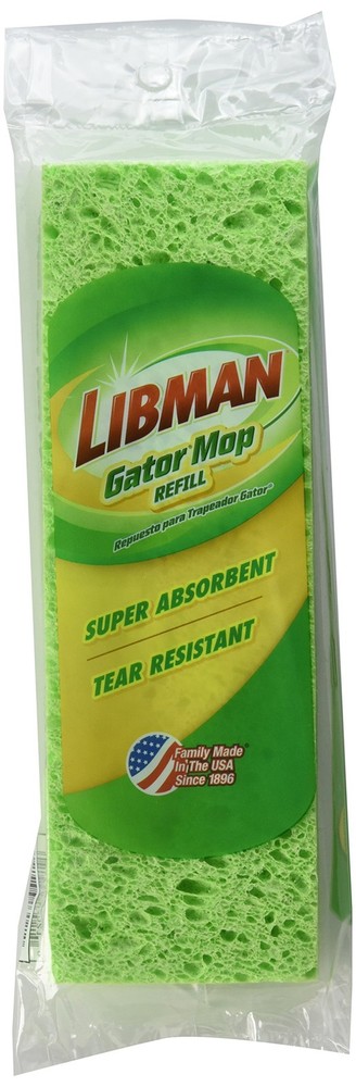 Libman 3021 Gator Mop Refill, 9"