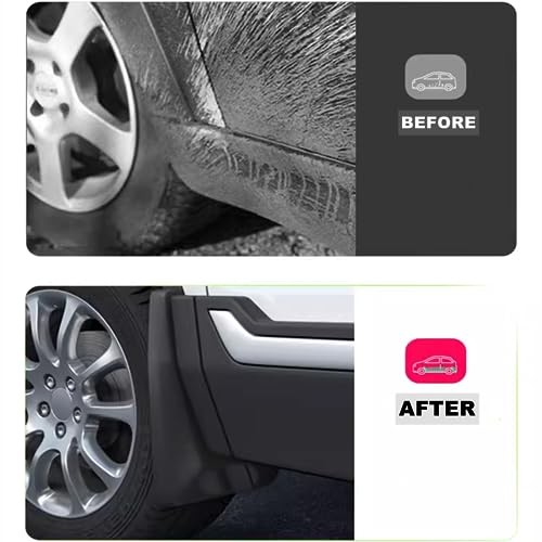 Mud Flaps Splash Guards Compatible with Silverado 1500 /Silverado 2014-2018