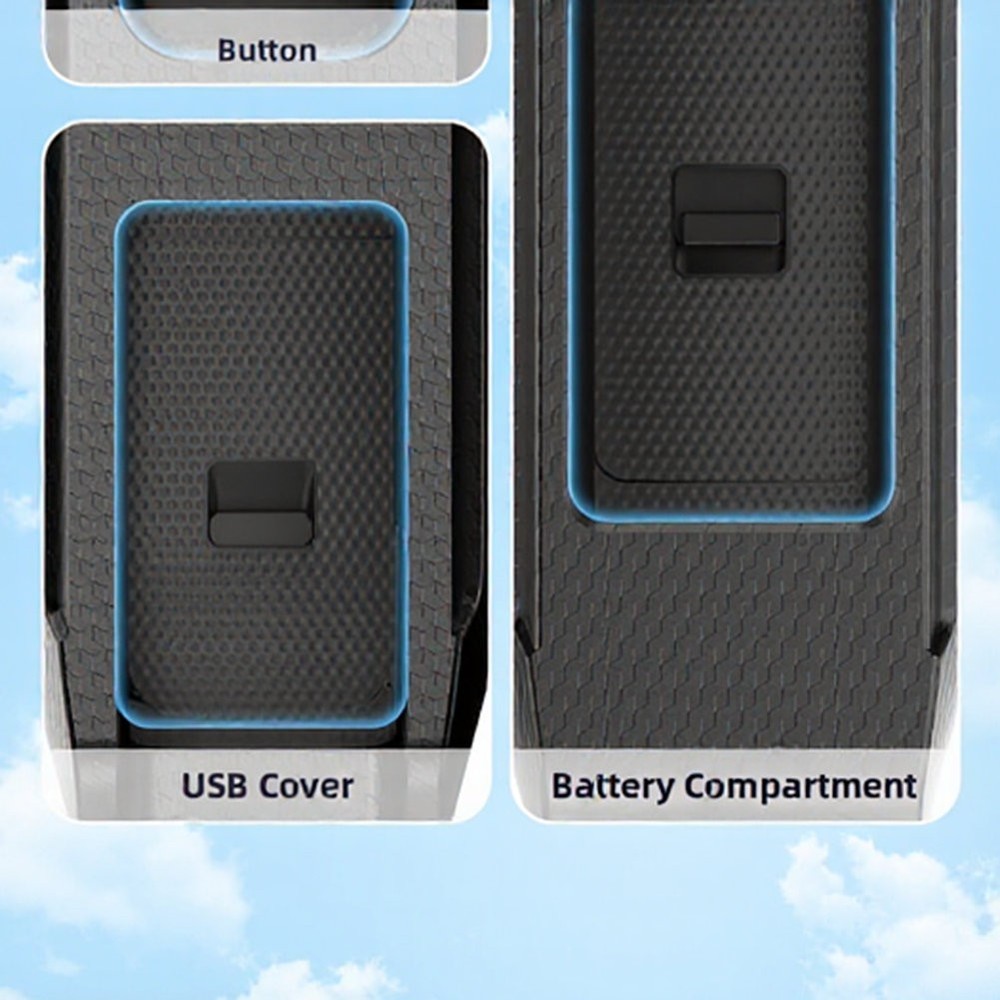 Quick Release Magnetic Frame Compatible with For Insta360 X5 Black PC Cage