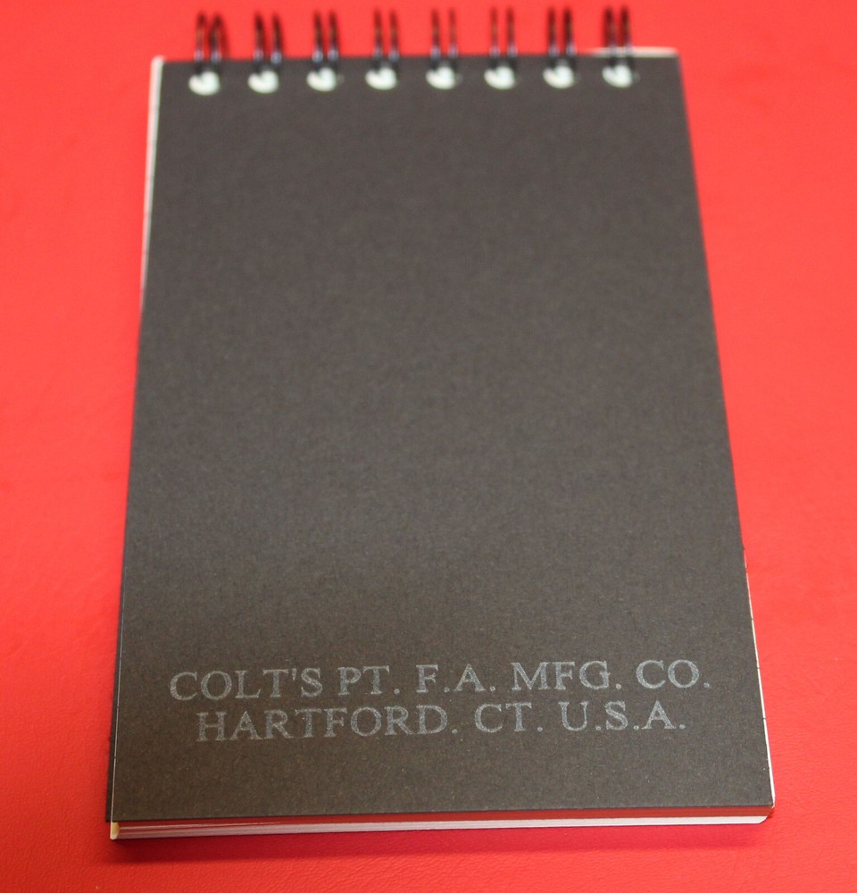 Colt Firearms Pocket Notebook