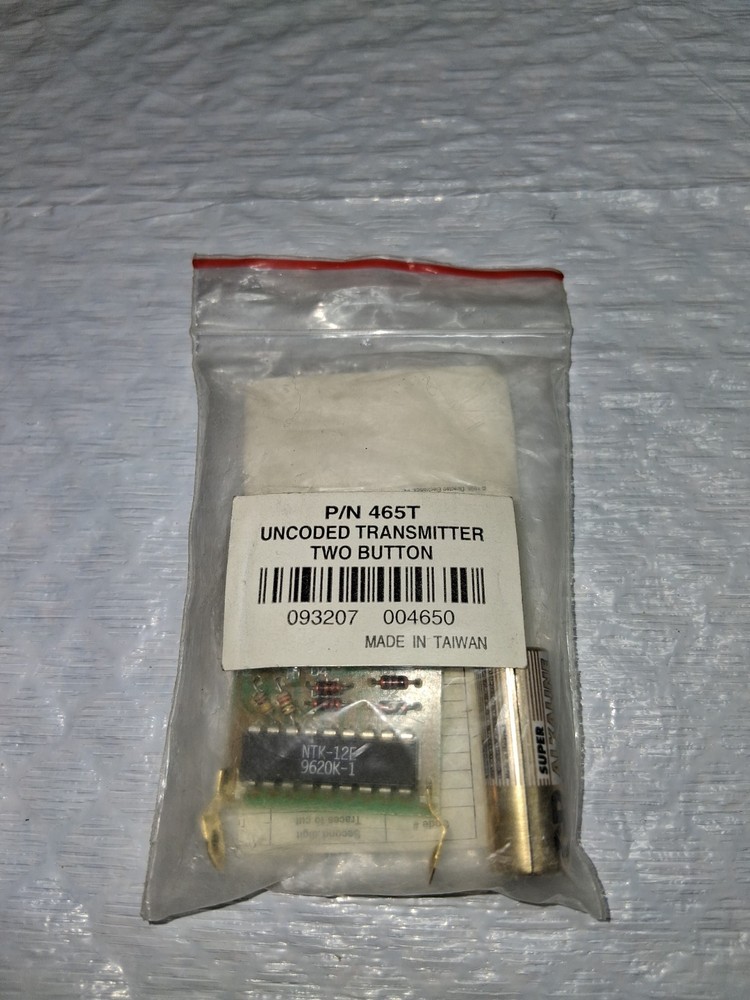 DIRECTED ELECTRONICS UNCODED TWO BUTTON TRANSMITTER PART # 465T